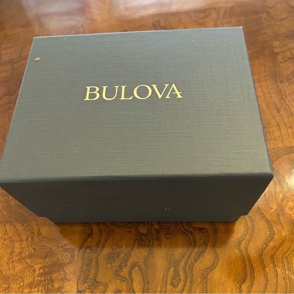 NWT Bulova His and Hers Stainless Steel Blue Dial Watch Set 96X158 - Picture 3 of 6